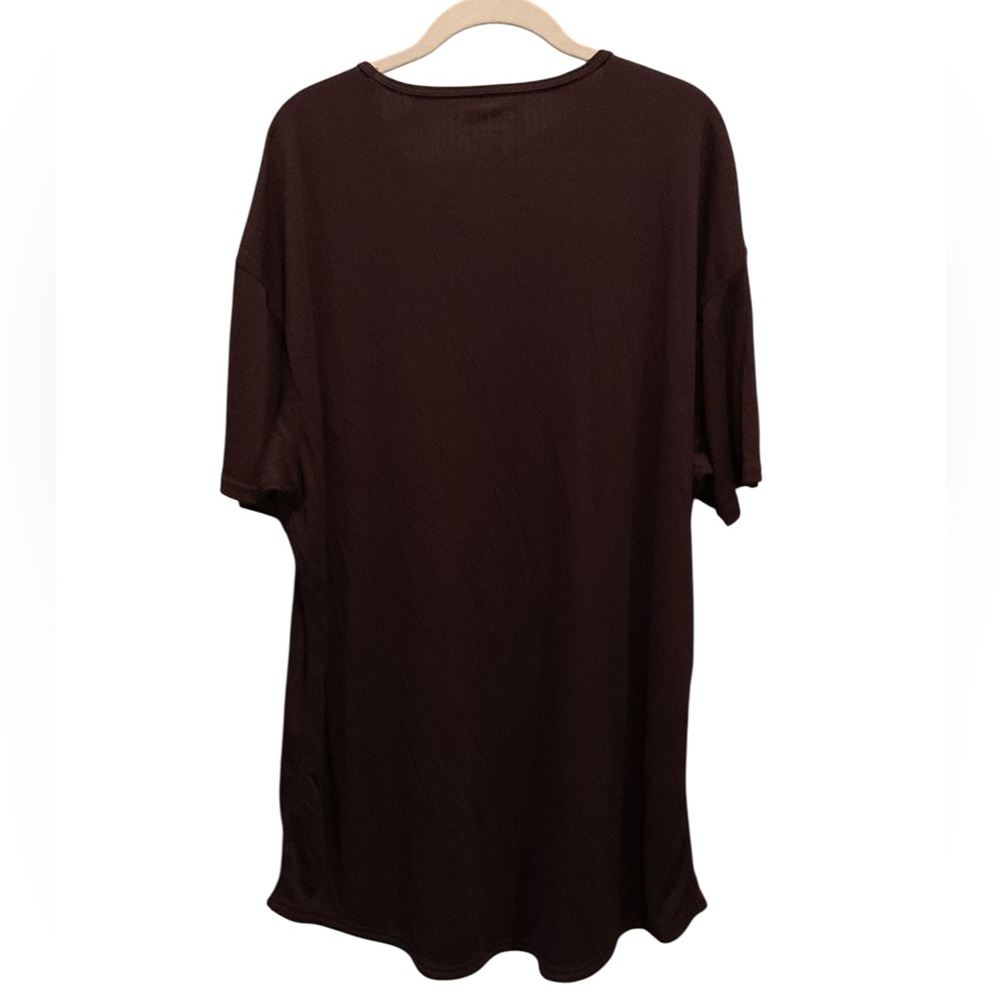 BYLT Premium Basics Maroon/ Wine  Color T Shirt - Picture 3 of 5